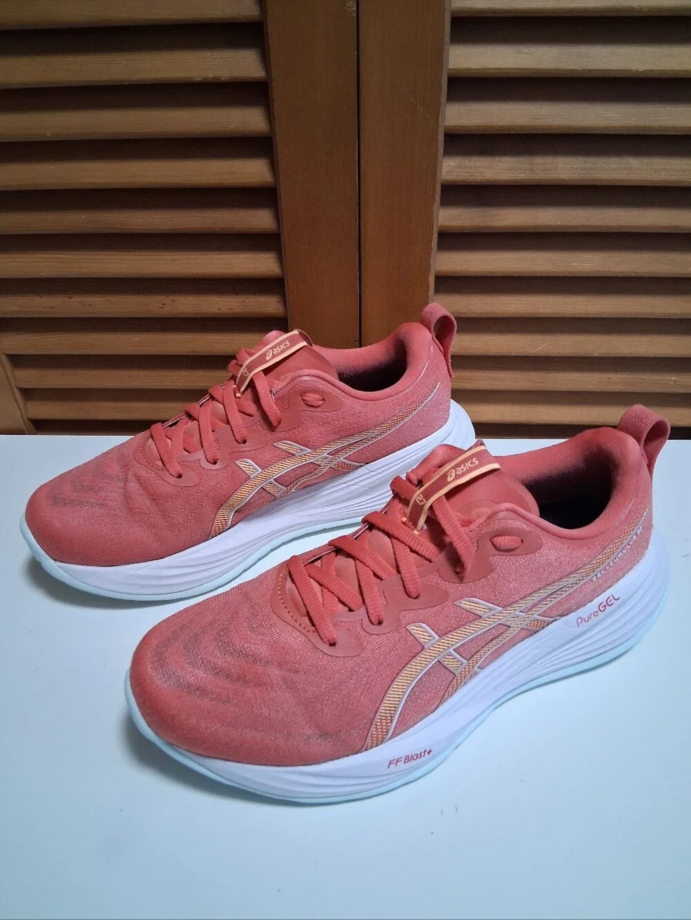 ASICS GEL-Cumulus 27 Dark Pink Clay/ Cream Women's Running Shoe * Size: 7.5